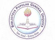 Logo Biblioteca Popular General Urquiza